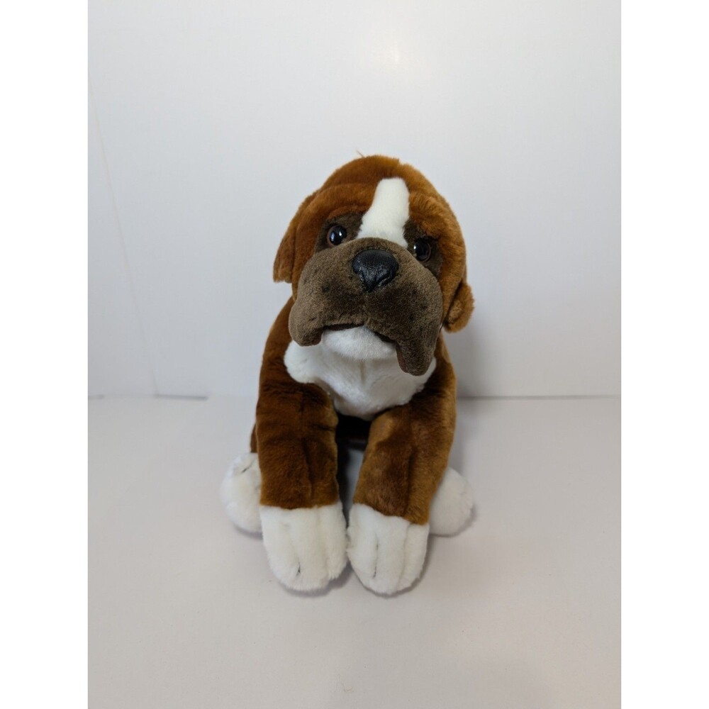 Animal Alley Boxer Puppy Dog Plush 10" Brown Realistic Stuffed Animal Toys R Us